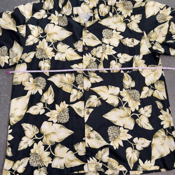 Tommy Bahama 100% Silk Floral Button-Down Shirt – Size XL - Picture 9 of 16